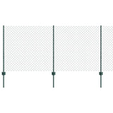 Recinzione a maglie metalliche con palo 10 x 1 m (L x H)