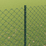 Recinzione a maglie metalliche con palo 10 x 1,6 m (L x A)