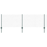 Recinzione a maglie metalliche con palo 25 x 0,8 m (L x H)