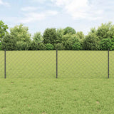 Recinzione a maglie metalliche con palo 10 x 0,6 m (L x H)