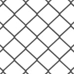Recinzione con pali. Grigio 0.8 x 25 m Acciaio