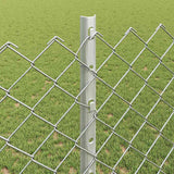 Recinzione a maglie metalliche con palo 10 x 1,2 m (P x A)