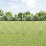 Recinzione a maglie metalliche con palo 10 x 1,2 m (P x A)