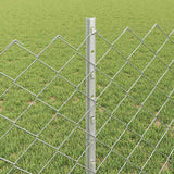 Recinzione a maglie metalliche con palo 25 x 0,8 m (L x H)