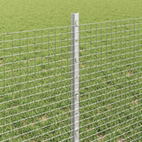 Recinzione in rete saldata con pali 10 x 0,6 m Acciaio zincato