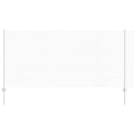 Recinzione con pali. Argento 1.2 x 10 m Acciaio