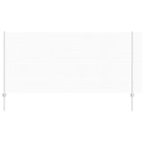 Recinzione con pali. Argento 1.2 x 10 m Acciaio