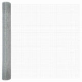 Recinzione con pali. Argento 1.2 x 10 m Acciaio