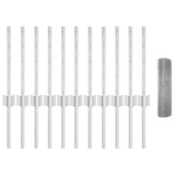 Recinzione con Posto Argento 0,4 x 25 m Acciaio