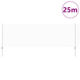 Recinzione con pali. Argento 0.8 x 25 m Acciaio
