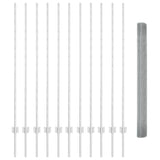 Recinzione in rete saldata con palo 25 x 1,4 m (P x H)