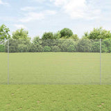 Recinzione in rete saldata con palo 50 x 1,5 m Argento Rete
