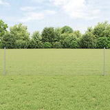 Recinzione con Posto Argento 0,6 x 100 m Acciaio