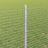 Recinzione in rete saldata con pali 100 x 0,8 m Acciaio zincato