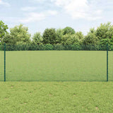 Recinzione in rete saldata con palo 10 x 0,8 m Verde Rete
