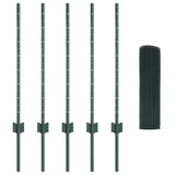 Recinzione in rete saldata con palo 10 x 0,8 m (L x H)