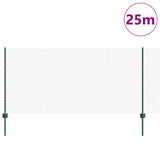 Recinzione in rete saldata con palo 25 x 1 m Verde Rete