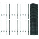 Recinzione in rete saldata con palo 50 x 0,8 m (L x A)
