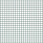 Recinzione con pali. Verde 1 x 50 m Acciaio