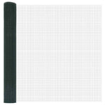 Recinzione con pali. Verde 1 x 50 m Acciaio