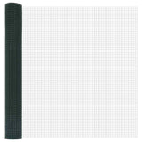 Recinzione con pali. Verde 1 x 50 m Acciaio