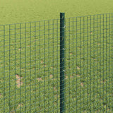 Recinzione in filo saldato per esterni con pali 50 x 1 m Verde