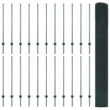Recinzione in rete saldata con pali 50 x 1,2 m Verde Rete