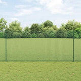 Recinzione in rete saldata con palo 50 x 1,4 m Verde Rete