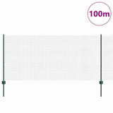 Recinzione in rete saldata con palo 100 x 1 m Verde Rete