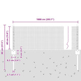 Recinzione in rete saldata con palo 10 x 0,4 m (P x H)