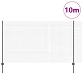 Recinzione in rete saldata con palo 10 x 1,4 m Grigio Rete