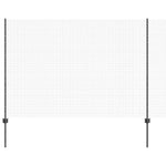 Recinzione con pali. Grigio 1.5 x 25 m Acciaio