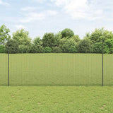 Recinzione in rete saldata con palo 25 x 1,6 m Grigio Rete