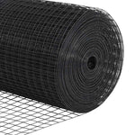 Recinzione con pali. Grigio 0.6 x 50 m Acciaio