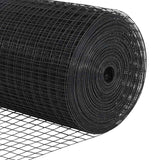Recinzione con pali. Grigio 0.6 x 50 m Acciaio