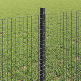 Recinzione in rete saldata con palo 50 x 0,6 m Grigio Rete