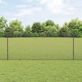 Recinzione in filo saldato per esterni con pali 50 x 1 m Grigio