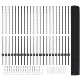 Recinzione in rete saldata con palo 50 x 1,2 m (P x A)