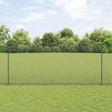 Recinzione in rete saldata con palo 50 x 1,4 m Grigio Rete