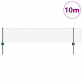 Recinzione esagonale con palo 10 x 0,4 m Verde Rete