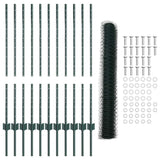 Recinzione esagonale con palo 25 x 1 m Acciaio rivestito in PVC