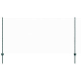 Recinzione con pali. Verde 1.2 x 25 m Acciaio