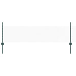 Recinzione con pali. Verde 0.5 x 50 m Acciaio