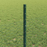 Recinzione esagonale da esterno con palo 50 x 0,5 m Verde Rete