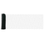 Recinzione con pali. Verde 0.6 x 50 m Acciaio