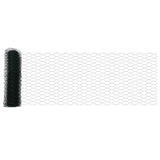 Recinzione con pali. Verde 0.6 x 50 m Acciaio