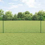 Recinzione esagonale con palo 50 x 1,2 m Verde Rete