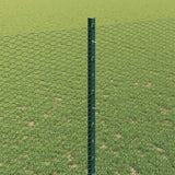Recinzione esagonale da esterno con palo 50 x 1,4 m Verde Rete