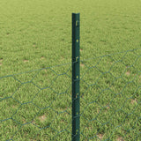 Recinzione esagonale da esterno con palo 100 x 0,5 m Verde Rete