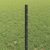 Recinzione esagonale con palo 10 x 0,6 m Grigio Rete